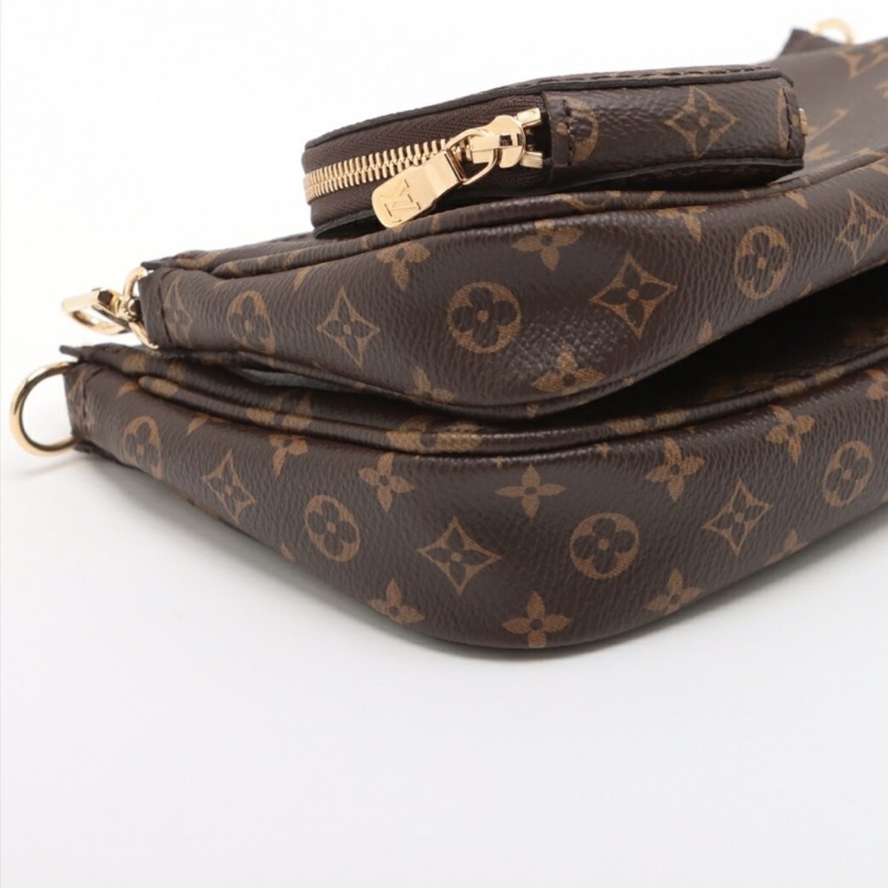 Louis Vuitton Multi Pochette Accessory Monogram Shoulder Bag Brown - Picture 4 of 5